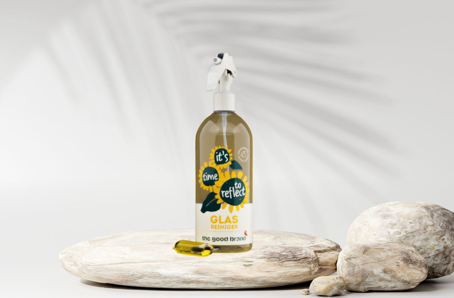 4 recycled plastic bottles, each pre-loaded with a specialized cleaning pod. Just add water to activate the cleaner and get started!