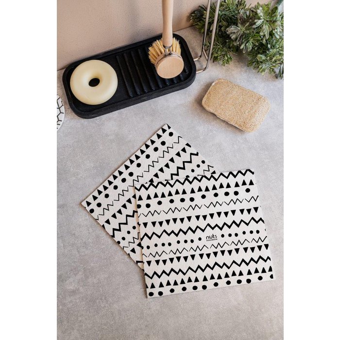 Set Includes: 2 reusable cleaning cloths.
Size: Each cloth measures 17 x 19 cm.
Material: Bamboo viscose.
Durability: Can be washed and reused up to 50 times.