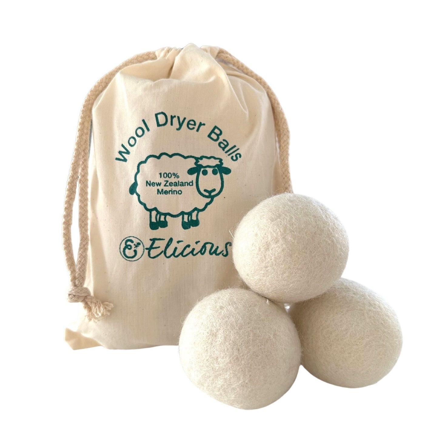 Experience an eco-friendly and natural way to dry your laundry with our Wool Dryer Balls. These reusable and compostable balls are perfect for softening clothes, reducing drying time, and cutting down energy costs.