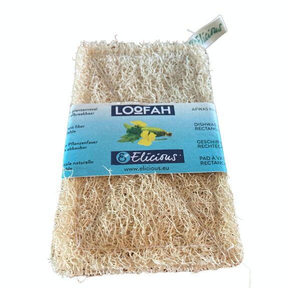 Natural Dishwashing Sponge and Pot Scrubber- Made from Loofah